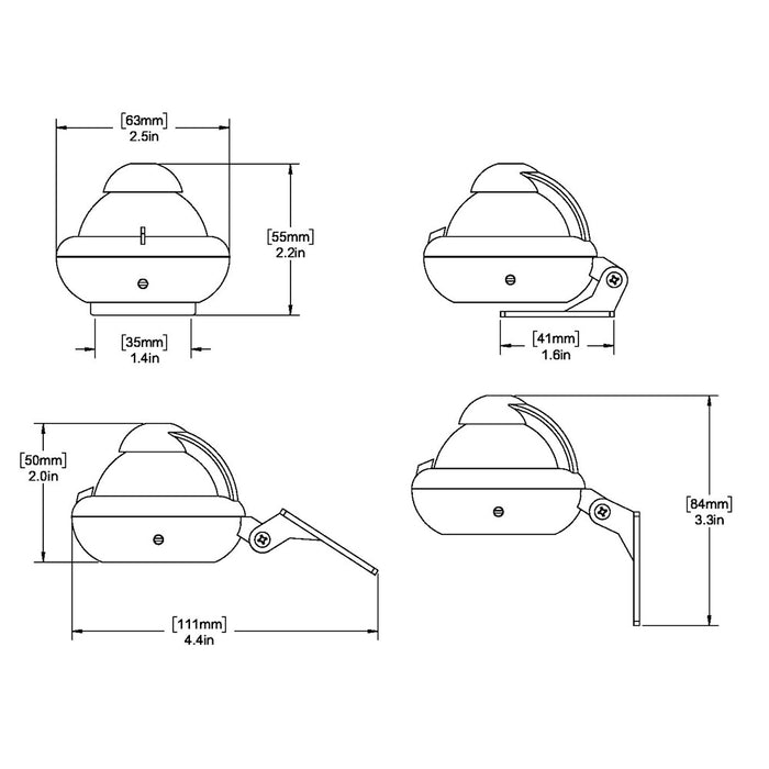 Ritchie X-10-A RitchieSport Automotive Compass - Bracket Mount - Gray [X-10-A]