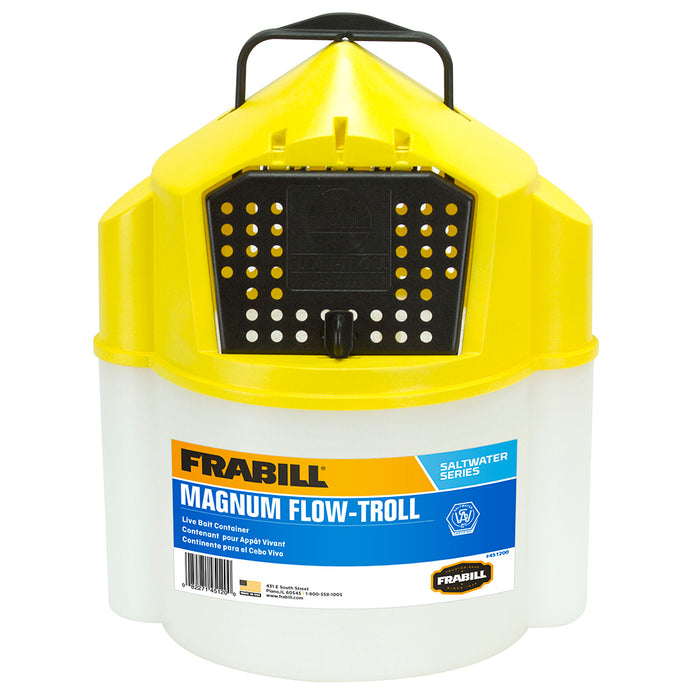 Frabill Magnum Flow Troll Shrimp Bucket - 10 Quart [451205]