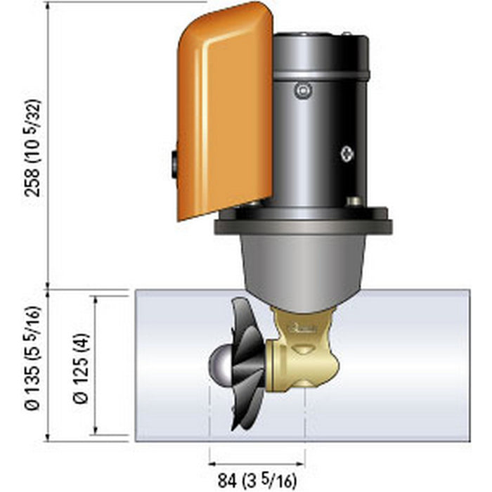 Quick Bow Thruster BTQ 125-30 30KGF - 12V - D125 - 1.5kW [FGBT12530120T00]